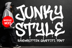 Junky Style | Webfont Dripping Handwritten for Websites Product Image 1