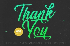 Juntink Sunday - Bold Calligraphy Font Product Image 20