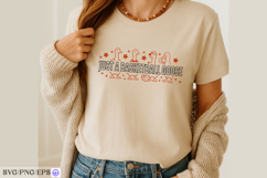 Just A Basketball Goose Basketball SVG PNG T-shirt Design Product Image 3