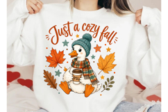Just a Cozy Goose Fall Pumpkin Product Image 1