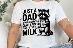 Just A Dad Who Always Came Back With The Milk SVG Product Image 4
