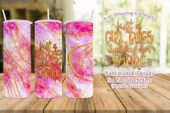 Just a Girl Boss Building Her Empire 20oz Tumbler Design Product Image 1