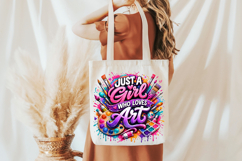 Just A Girl Who Loves Art Png Product Image 8