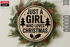 Christmas Round Sign SVG Bundle | Holiday Sign SVG Cut Files Product Image 13