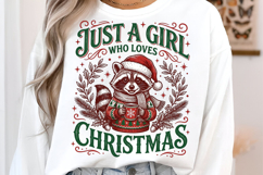 Just A Girl Who Loves Christmas PNG Product Image 2