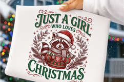 Just A Girl Who Loves Christmas PNG Product Image 4