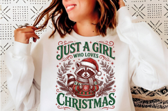 Just A Girl Who Loves Christmas PNG Product Image 6