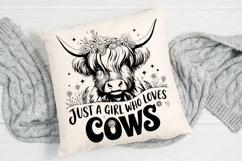 Highland Cow Heifer With Coffee SVG For Crafting And Design Product Image 4
