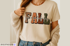 Just A Girl Who Loves Fall SVG Autumn Quote Cut File SVG PNG Product Image 2