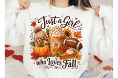 Just A Girl Who Loves Fall Png Product Image 1