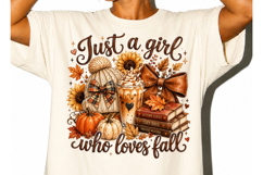 Just A Girl Who Loves Fall Png Product Image 3