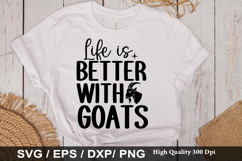 Just a girl who loves goats - Goat SVG Design Product Image 1