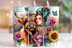 Just A Girl Who Loves Highland Cows Tumbler, Highland Cow Product Image 1