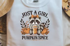 Sublimation PNG, Just a girl who loves pumpkin spice Product Image 2