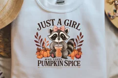 Sublimation PNG, Just a girl who loves pumpkin spice Product Image 2