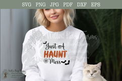 Halloween Funny SVG Design - Haunt Mess Cute Spooky png svg Product Image 3