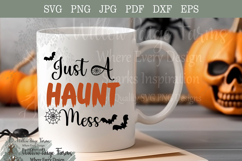 Halloween Funny SVG Design - Haunt Mess Cute Spooky png svg Product Image 5