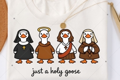 Just a Holy Goose PNG, Funny Religious Goose Sublimation Product Image 3