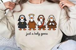 Just a Holy Goose PNG, Funny Religious Goose Sublimation Product Image 4