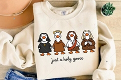 Just a Holy Goose PNG, Funny Religious Goose Sublimation Product Image 6