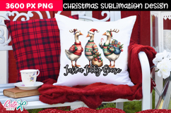 Just a Jolly Goose Sublimation Design