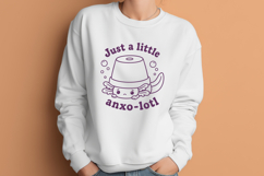 Just A Little Anxolotl SVG - Funny Axolotl Anxiety PNG Product Image 2