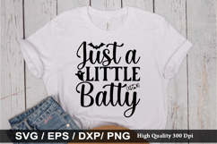Just a little batty SVG - Halloween Design Product Image 1