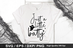 Just a little batty SVG - Halloween Design Product Image 1