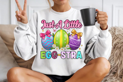 Just a Little Egg-stra Sublimation Png Product Image 2