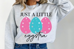 Just A Little Eggstra SVG Design Product Image 2