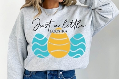 Just A Little Eggstra SVG Design Product Image 2
