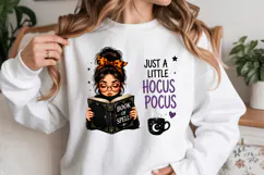 Just a Little Hocus Pocus Halloween Girl PNG Product Image 2