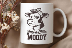 Funny Cow SVG PNG Bundle - 15 Farm Animal Sassy Designs Product Image 7