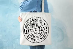 Just A Little Ray Of Pitch SVG, Snarky Skulls SVG Design Product Image 2