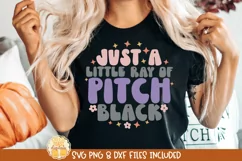Retro Halloween Quote on Shirt Mock