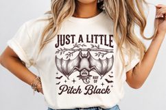 Just A Little Ray Of Pitch Black SVG PNG files, Gothic hallo Product Image 2