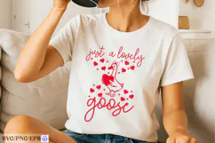 You’re My Favorite Goose SVG Cute Valentine Goose Love Product Image 2
