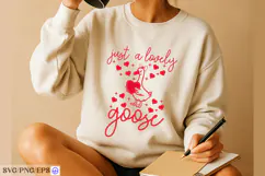 You’re My Favorite Goose SVG Cute Valentine Goose Love Product Image 3