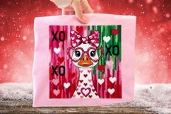 Just a lovely goose, Valentine Goose Latch Hook Yarn Product Image 4