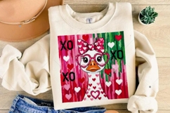 Just a lovely goose, Valentine Goose Latch Hook Yarn Product Image 9