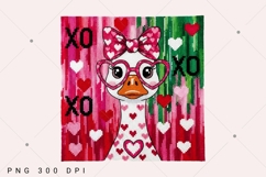 Just a lovely goose, Valentine Goose Latch Hook Yarn Product Image 1