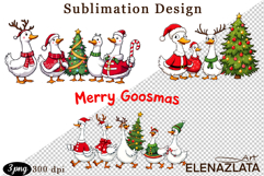 Just a Jolly Goose,Christmas Goose PNG Product Image 1