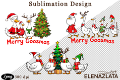 Just a Jolly Goose,Christmas Goose PNG Product Image 1