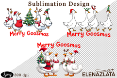 Just a Jolly Goose,Christmas Goose PNG Product Image 1