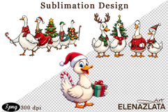 Just a Jolly Goose,Christmas Goose PNG Product Image 1