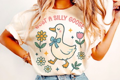 Just A Silly Goose Png, Funny Goose PNG, Cute Goose PNG Product Image 2