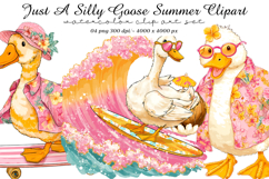 Just A Silly Goose Summer Clipart Product Image 1