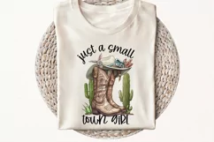 Just A Small Town Girl Sublimation PNG Product Image 2