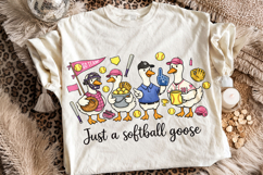 Softball Goose Funny PNG, Game Day PNG, Softball Mama PNG Product Image 2