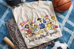 Softball Goose Funny PNG, Game Day PNG, Softball Mama PNG Product Image 1